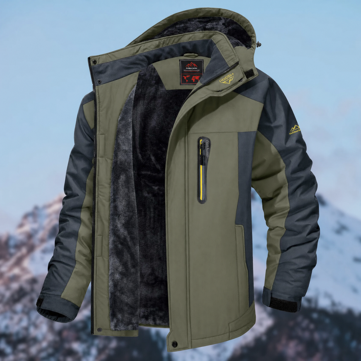 Wasserabweisende Winterjacke für Herren