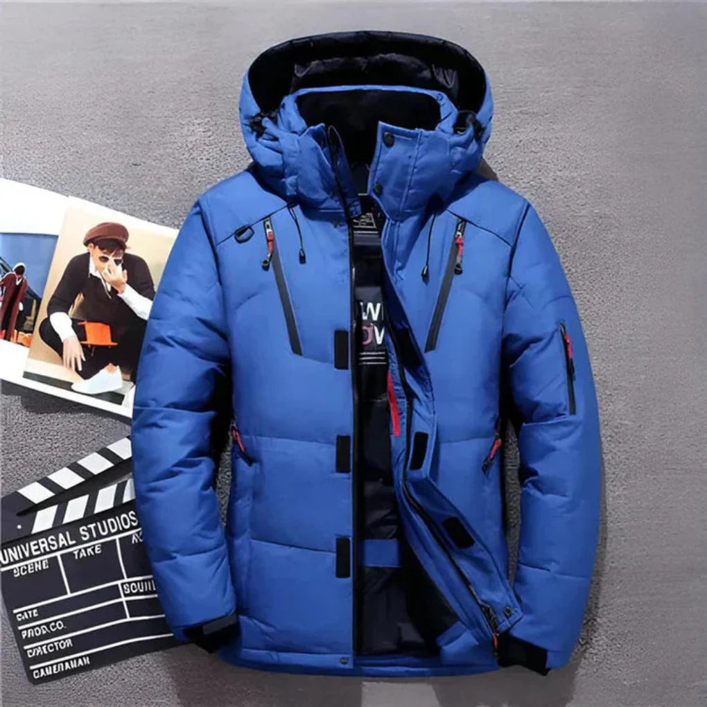 Isolierte Jacke mit Kapuze für Herren