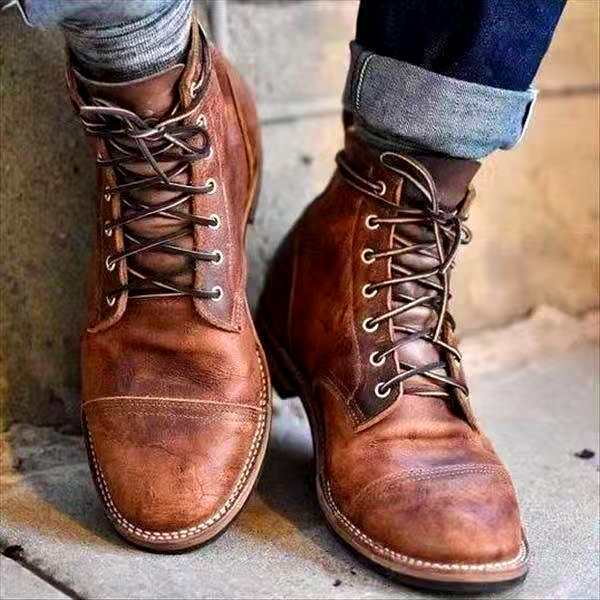 Vintage Herrenstiefel mit klassischem Design