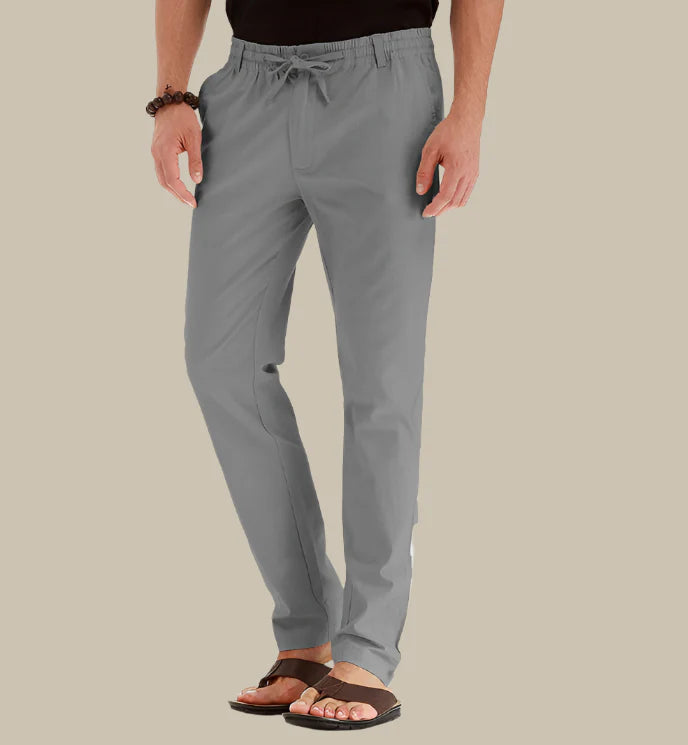 Herren-Sommerhose mit elastischem Bund und klassischem Schnitt