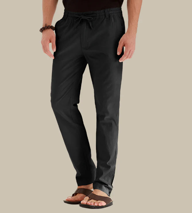 Herren-Sommerhose mit elastischem Bund und klassischem Schnitt