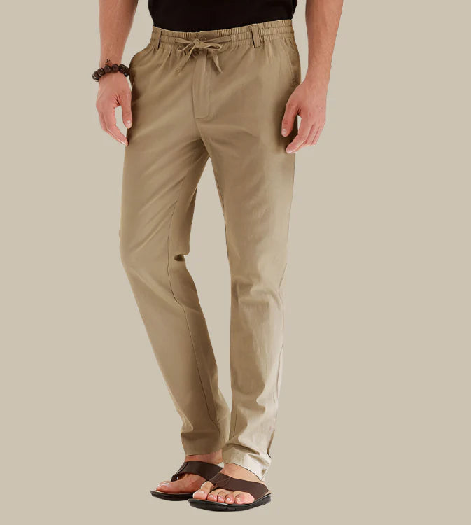 Herren-Sommerhose mit elastischem Bund und klassischem Schnitt