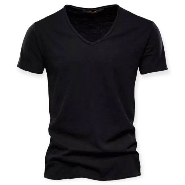 Casual Herren-T-Shirt mit V-Ausschnitt