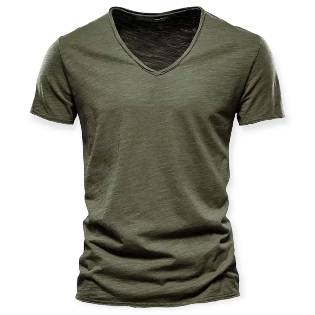 Casual Herren-T-Shirt mit V-Ausschnitt