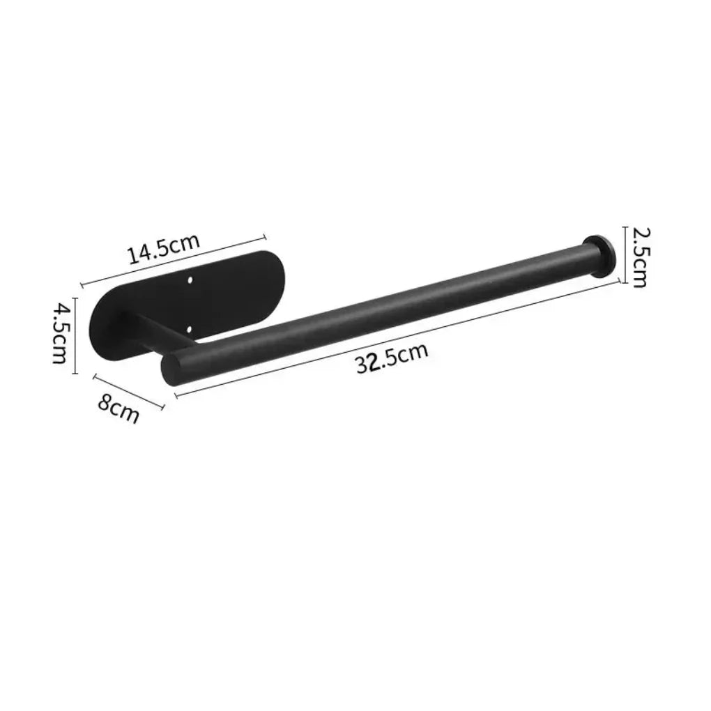 Moderner, minimalistischer Toilettenpapierhalter aus Edelstahl