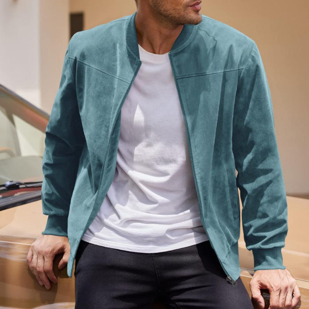 Retro-Wildlederjacke für Herren