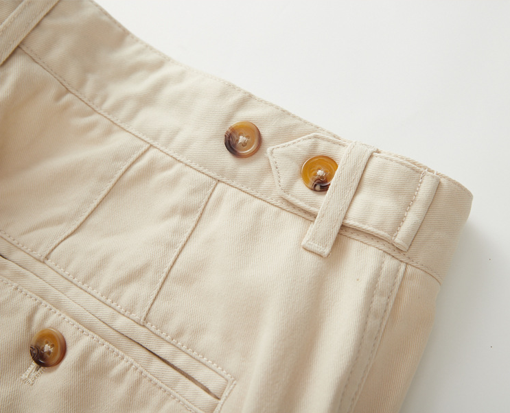 Herren Schlank Geschnittene Chino-Hose aus Baumwolle
