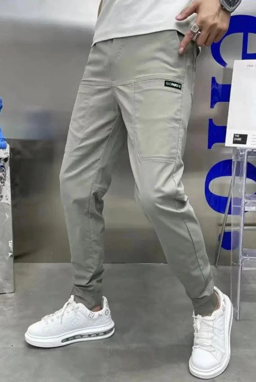 Elastische Cargohose