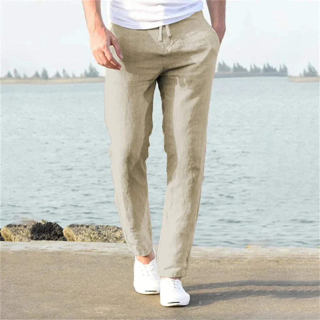 Herren Leinen Sommerhose – Lässiger Style mit luftigem Design