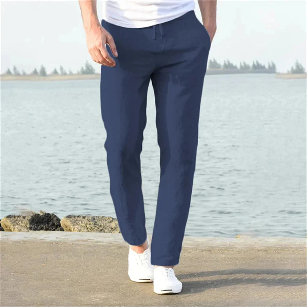 Herren Leinen Sommerhose – Lässiger Style mit luftigem Design