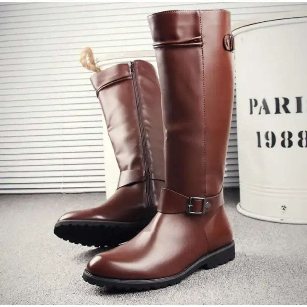 Rindslederstiefel – Robustes Herren-Knöcheldesign
