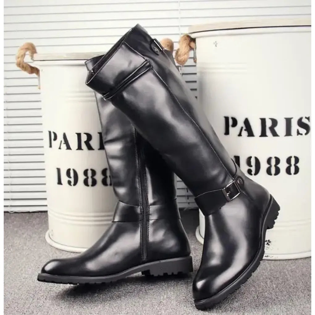 Rindslederstiefel – Robustes Herren-Knöcheldesign
