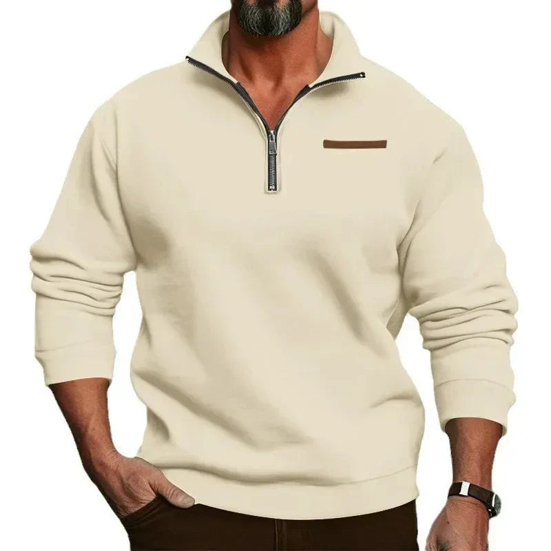 Herren Lässiges Sweatshirt mit Langarm