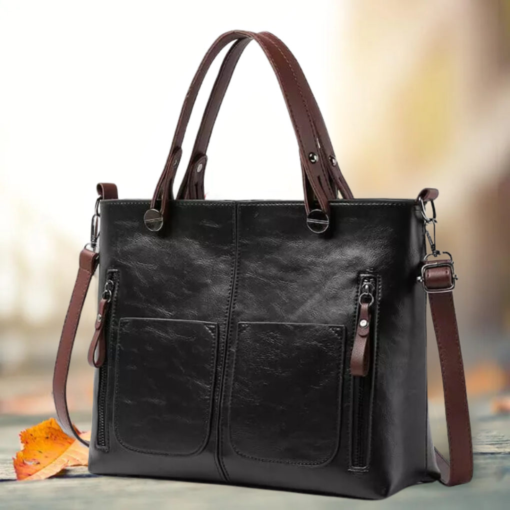 Elegante klassische Ledertasche