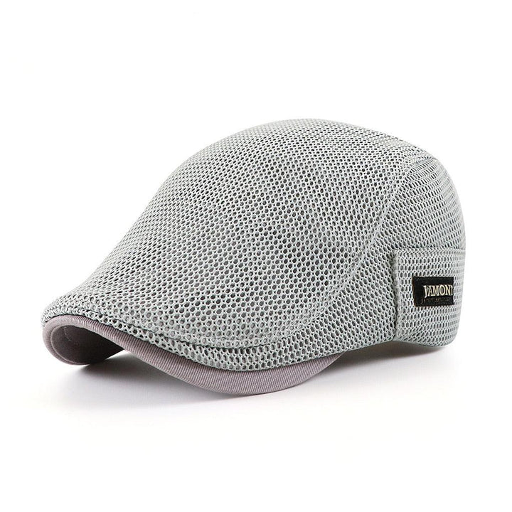 Klassische Herren-Flatcap aus atmungsaktiver Baumwolle