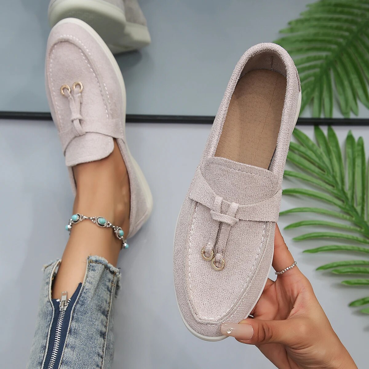 Bequeme Slip-On Loafers für Damen