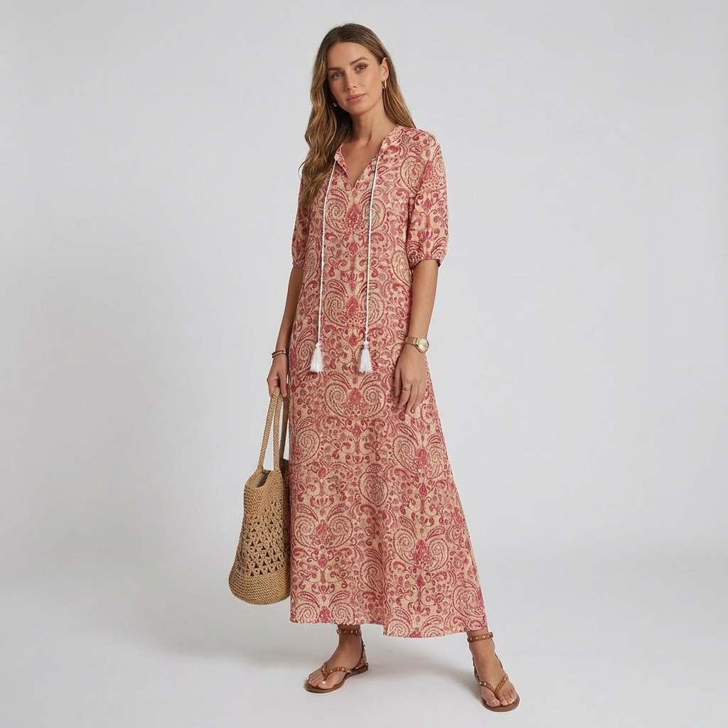 Boho-Maxikleid für Damen
