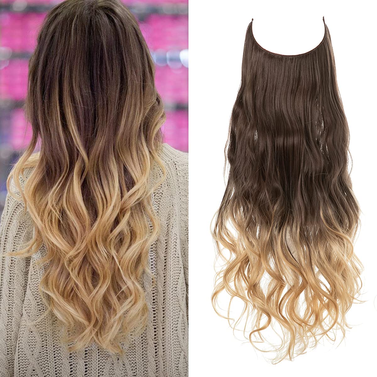 Unsichtbare Haarverlängerung für mühelosen Style