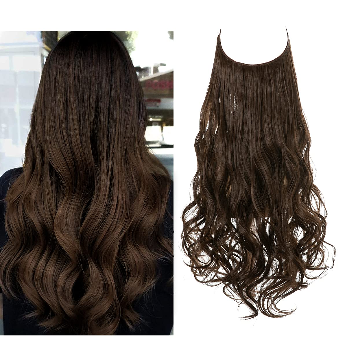 Unsichtbare Haarverlängerung für mühelosen Style