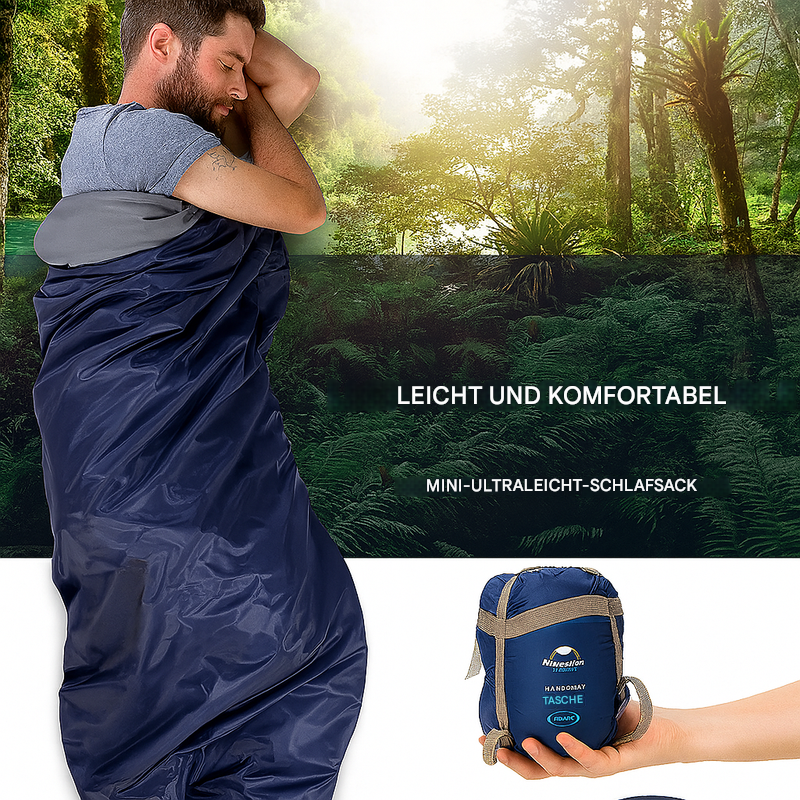 Kompakter Schlafsack