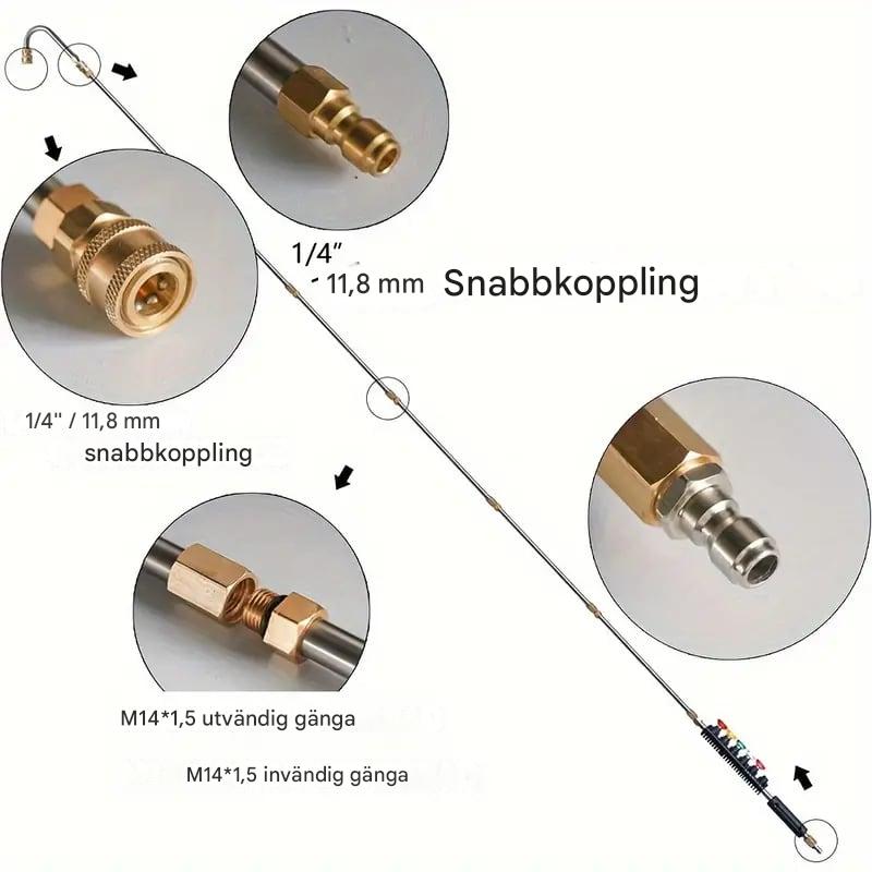 4000 PSI Teleskop-Hochdruckreiniger-Stabset