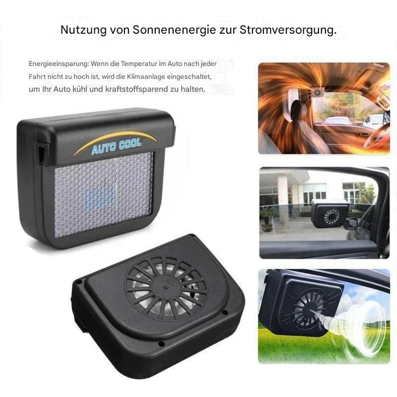 Solarbetriebener Auto-Lüfter für Fenster