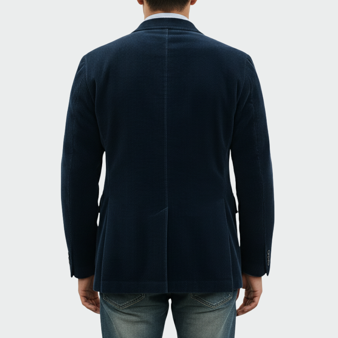 Herren Elegantes Zweiteiliges Anzugjacke und Weste Set