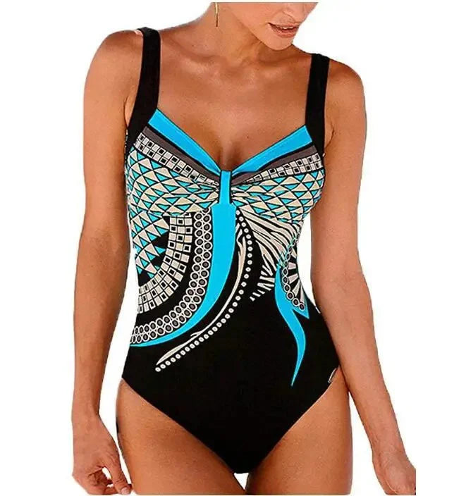 Bedruckter Badeanzug für Damen