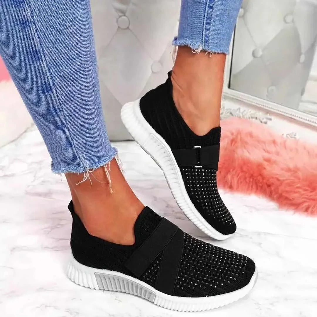 Elegante T-Strap Flats für Damen