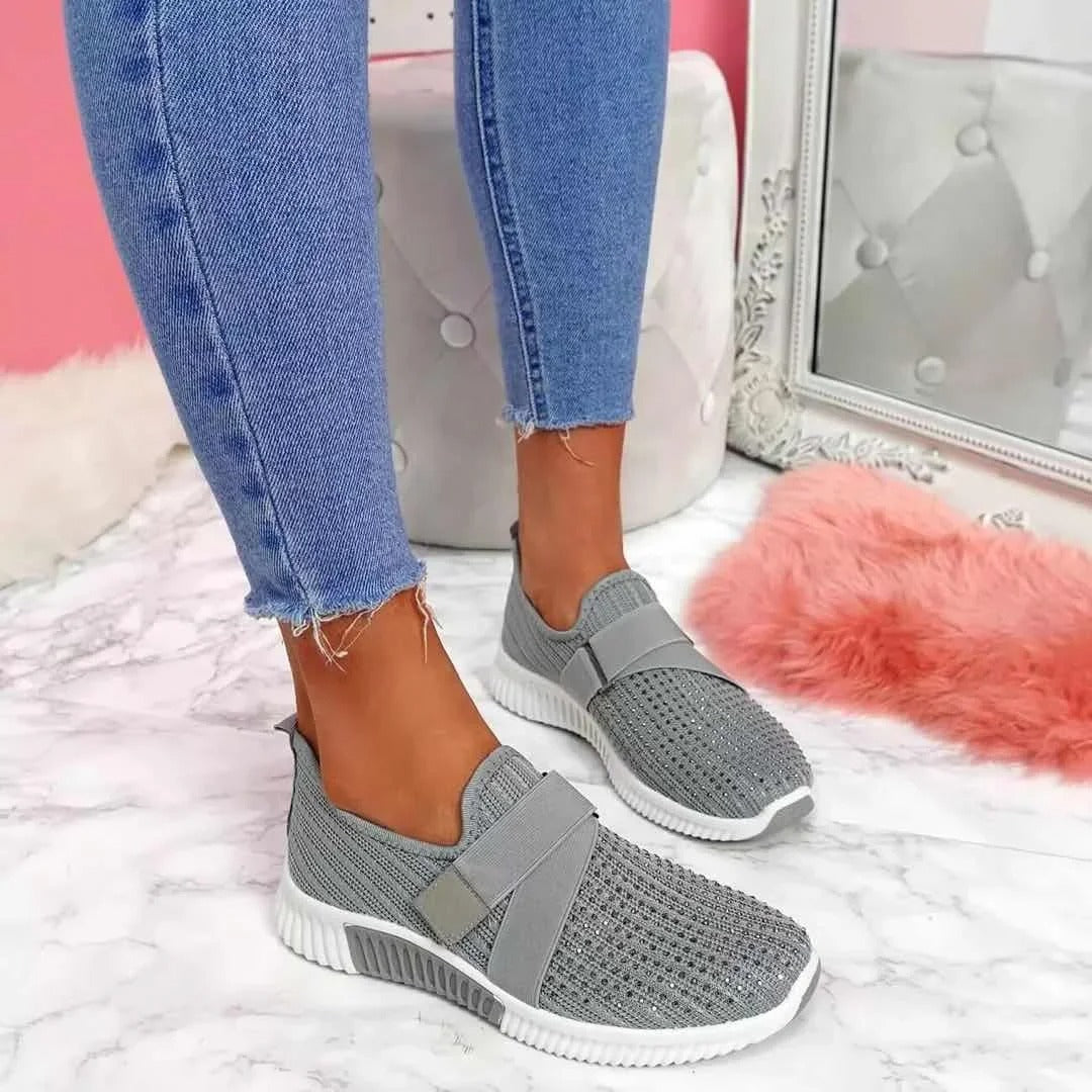 Elegante T-Strap Flats für Damen