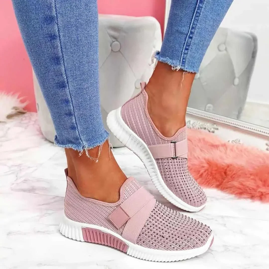 Elegante T-Strap Flats für Damen