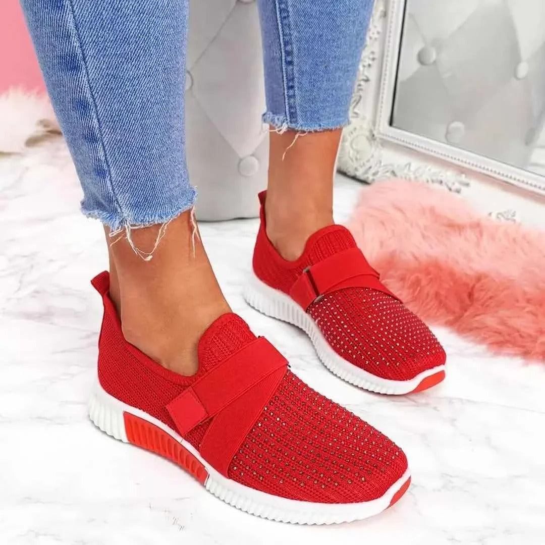 Elegante T-Strap Flats für Damen