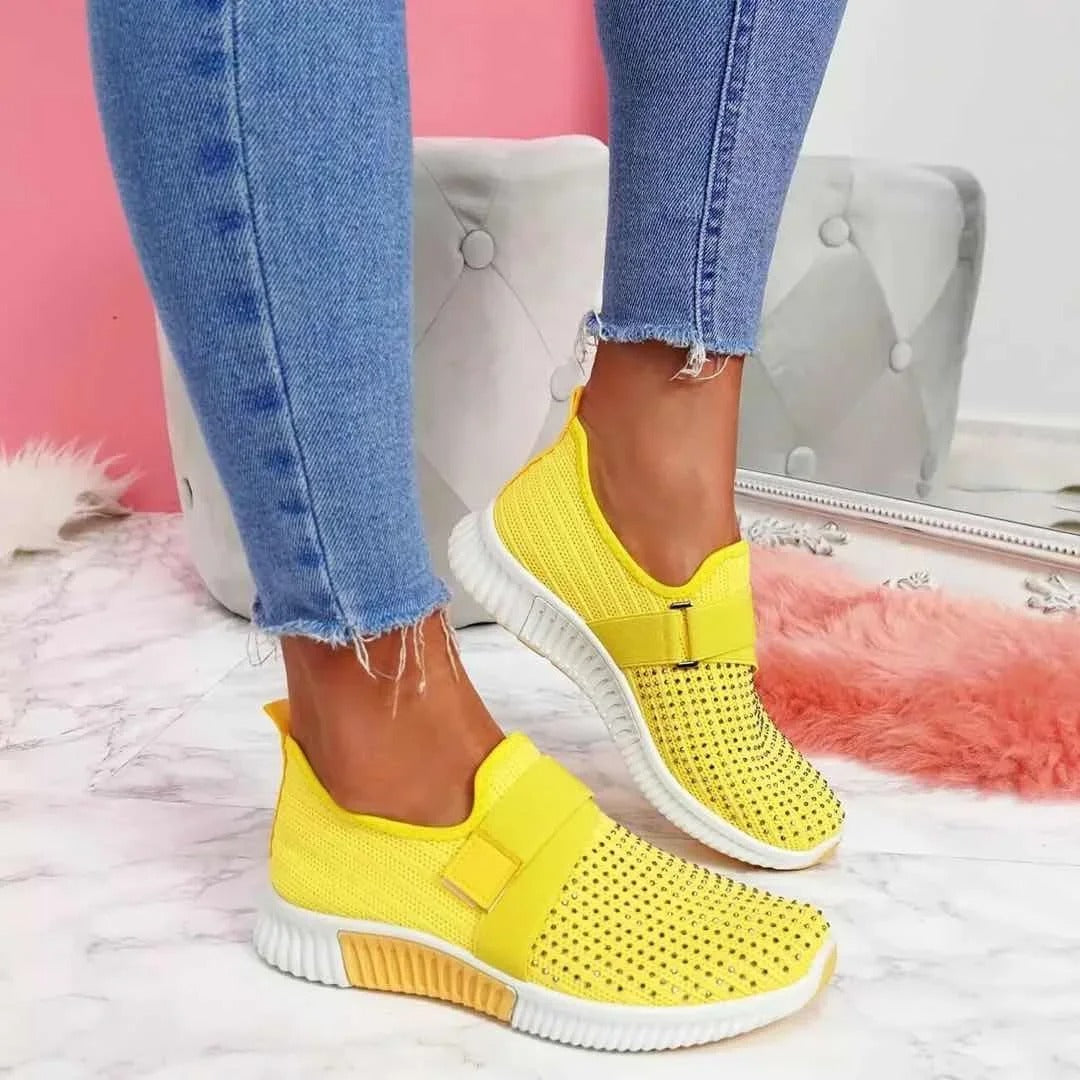 Elegante T-Strap Flats für Damen