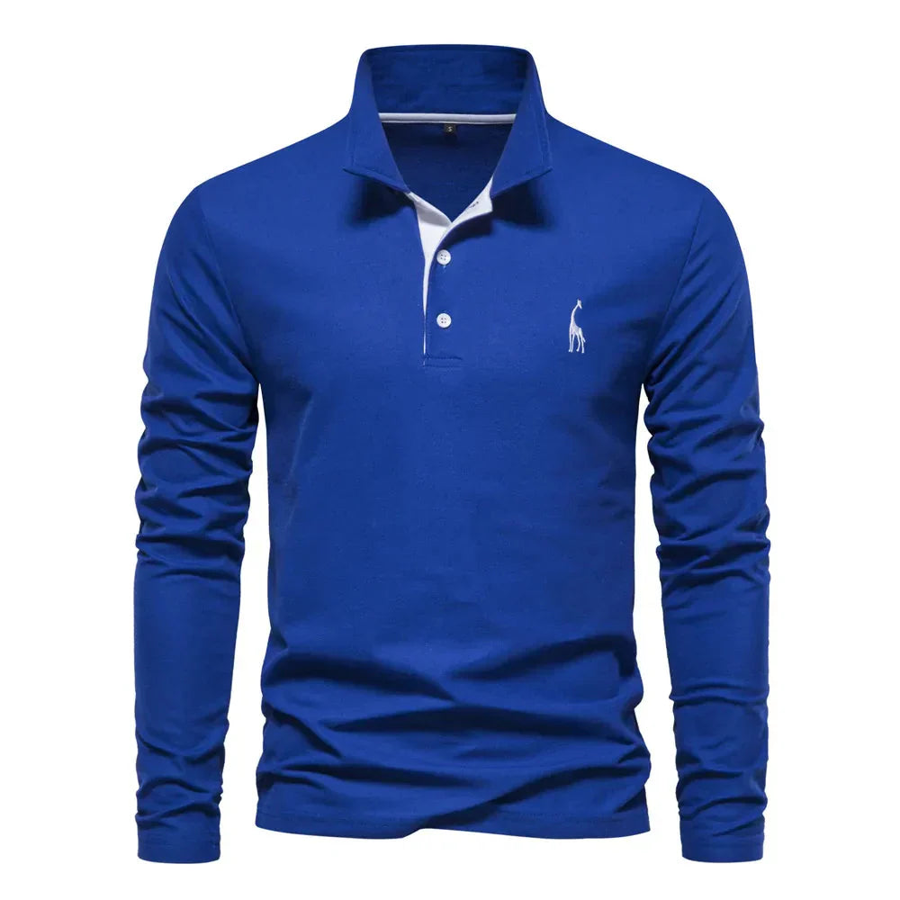 Polo mit langen Ärmeln für Herren