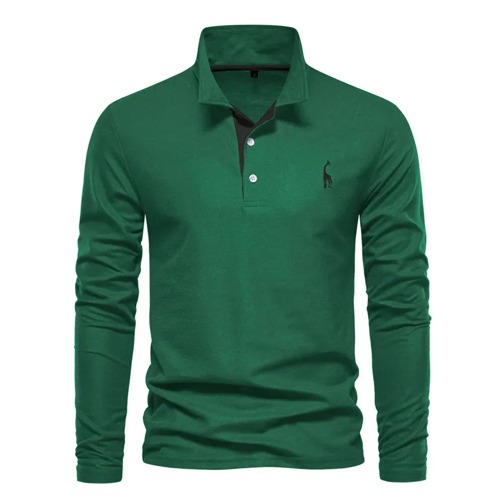 Polo mit langen Ärmeln für Herren