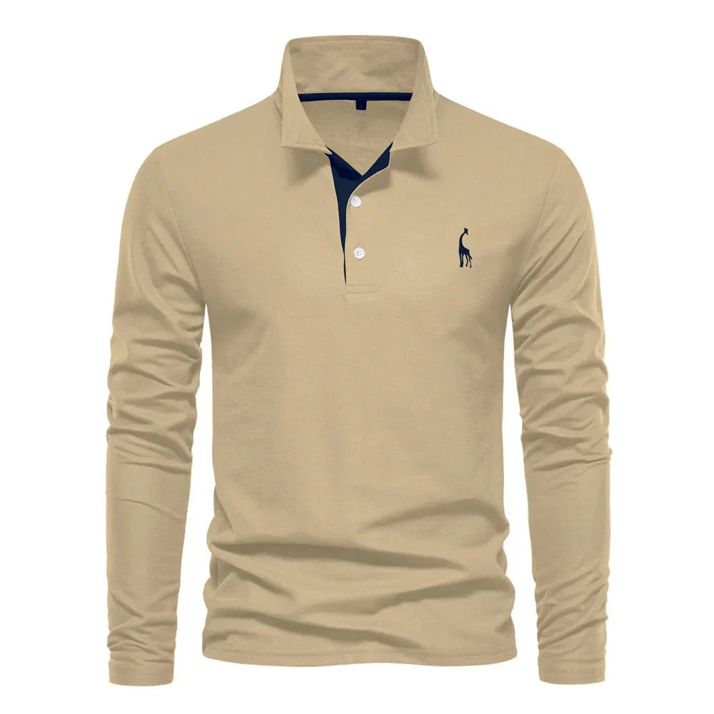 Polo mit langen Ärmeln für Herren