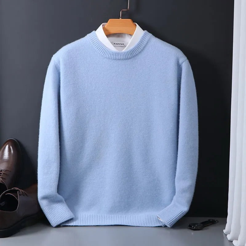 Herren Eleganter Pullover mit Geometrischem Muster