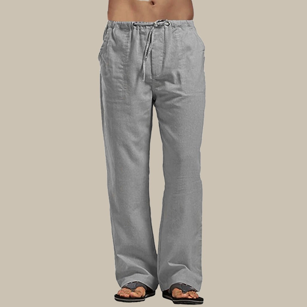 Stylische Sommer-Leinen-Herrenhose