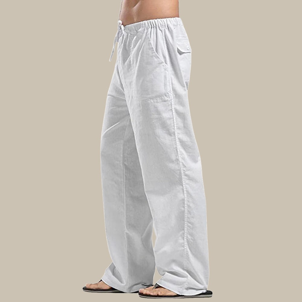 Stylische Sommer-Leinen-Herrenhose