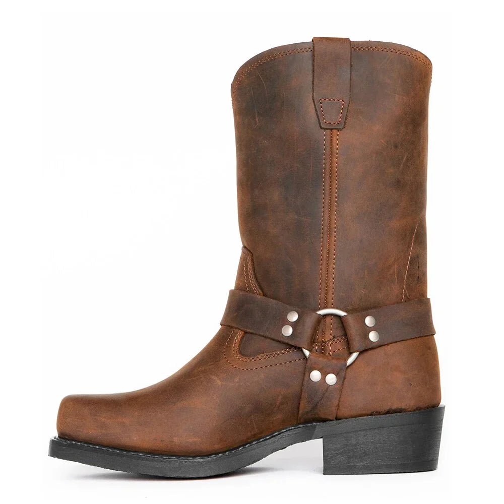 Elegante Cowboy-Stiefel für Herren – Wasserdicht