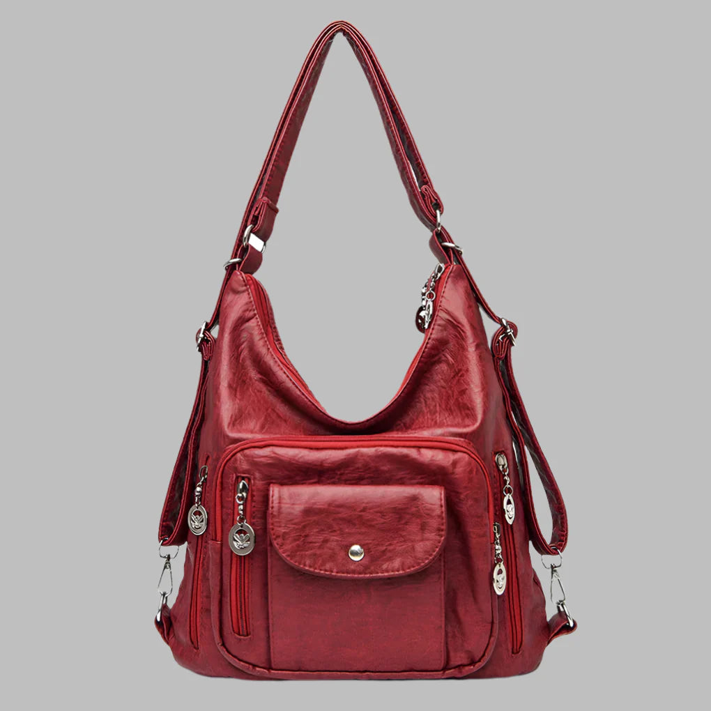 Damen-Tragetasche aus Premium-Leder