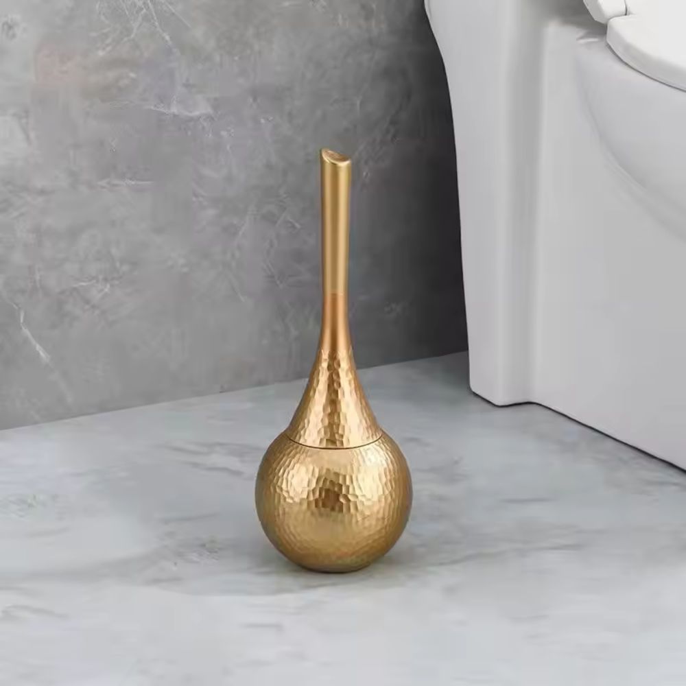 Elegante Toilettenbürste mit ergonomischem Griff und stilvoller Aufbewahrung