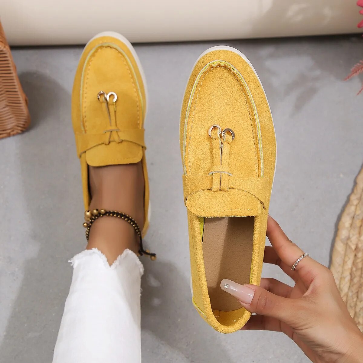 Bequeme Slip-On Loafers für Damen