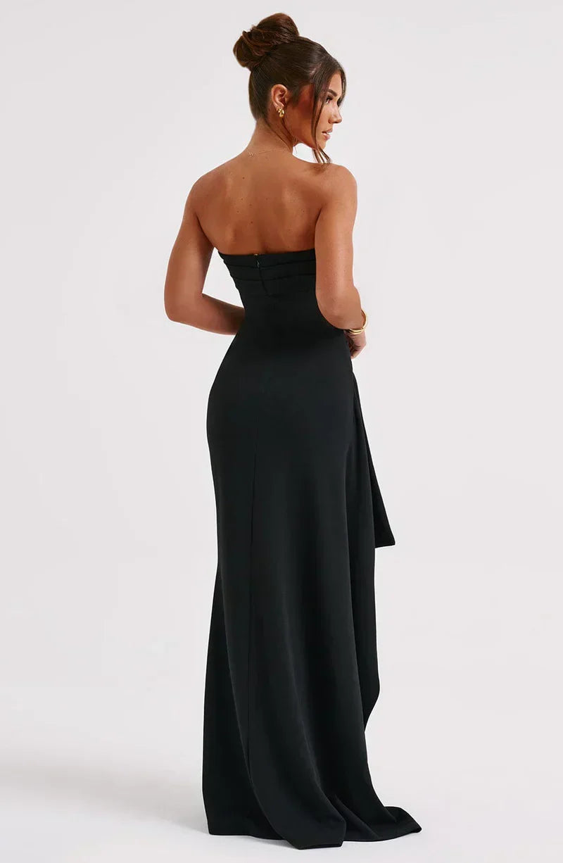 Maxikleid mit gedrehtem Oberteil für Damen