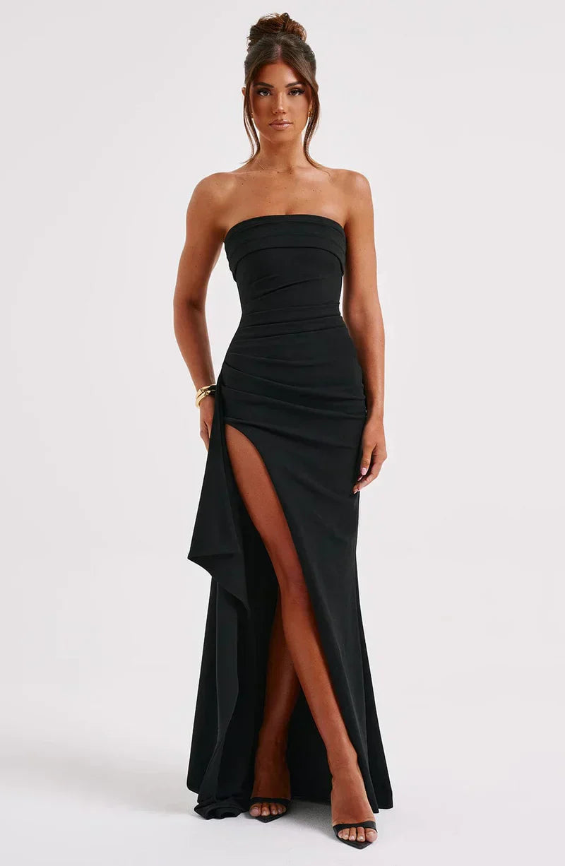 Maxikleid mit gedrehtem Oberteil für Damen