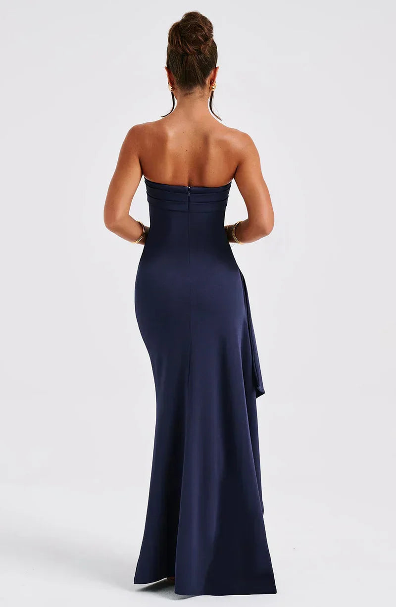 Maxikleid mit gedrehtem Oberteil für Damen